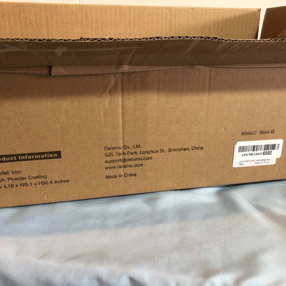 NEW Delamu 6 Tier Over the Door Pantry Organizer Black Iron #MS - Picture 4 of 6